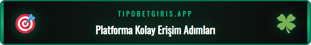 Tipobet Bahis sitesine nasıl üye olunur ve erişim sağlanır.