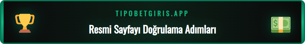 Tipobet Facebook sayfasını bulma ve doğrulama adımları ekranı