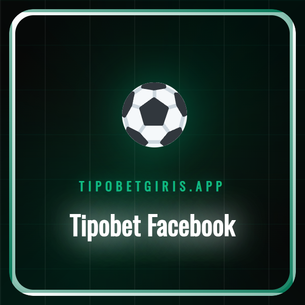 Tipobet Facebook resmi sayfasının logosu ve sosyal medya ikonları