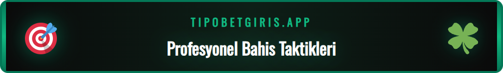 Tipobet güncel sitesinde kazancı artırmak için uzman ipuçları.