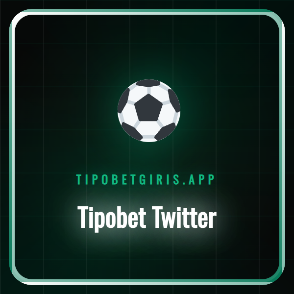 Tipobet Twitter hesabının logosu ve güncel giriş bilgileri.
