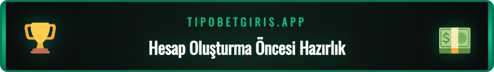 Tipobet üye girişi için gerekli olan bilgiler ve güvenlik adımları.