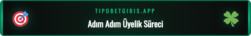 Www Tipobet Com yeni üyelik formunu dolduran bir kullanıcının ekranı.