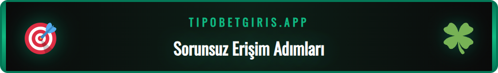 Tipobet365 platformuna mobil cihazdan sorunsuz giriş yapma adımları.
